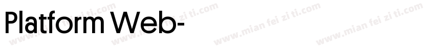 Platform Web字体转换